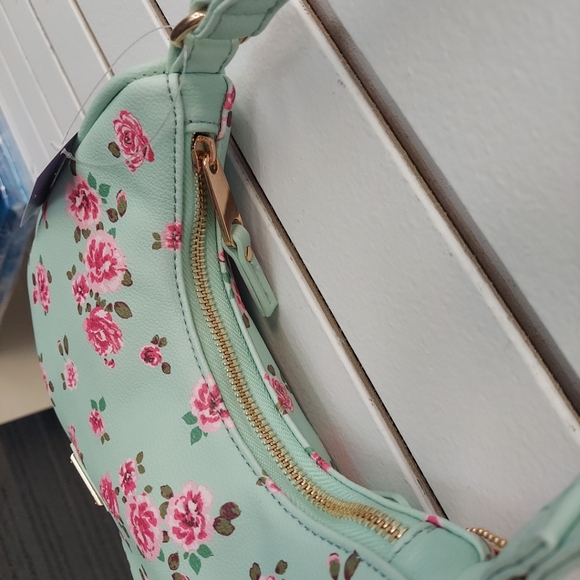 Claire's Shoulder Leather Bag - Lime Green - Picture 5 of 10